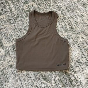 Saucony Women's Brown Crop Top